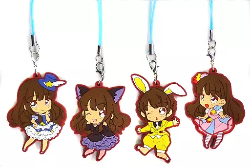 三森すずこ みもりん Fantasic Funfair ラバーストラップセット(4個セット) 「Mimori Suzuko Live 2015『Fun! Fun! Fantasic Funfair!』」