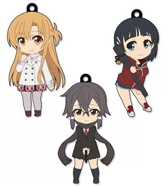 Girl’s Side：Real ぴくりる! ラバーストラップセット(3個組) 「ソードアート・オンラインII」