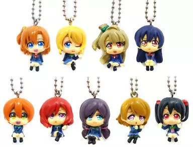 全9種セット 「ラブライブ!×ぷっちょワールド おすわりスイングマスコット」