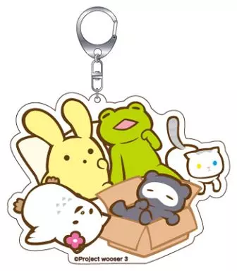 集合(まったりアニマルVer.) うーさーのアクリルキーチェーン 「うーさーのその日暮らし 夢幻編」