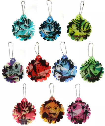 全10種セット 「弱虫ペダル GRANDE ROAD アクリルギアキーホルダー」