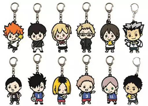 全12種セット 「ハイキュー!!セカンドシーズン 曲げまげマスコット」