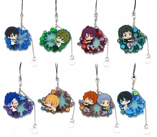 全8種セット 「トイズワークスコレクション にいてんごむっ! 傘チャーム Free!-Eternal Summer-」