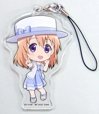 ココア(マリン衣装) アクリルプレートストラップ きゅんキャラいらすとれーしょんず 「一番くじ ご注文はうさぎですか? ～こころぴょんぴょん～」 F賞