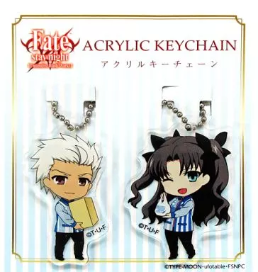 遠坂凛＆アーチャー アクリルキーチェーン(2個セット) 「Fate/stay night [Unlimited Blade Works]×ローソン」