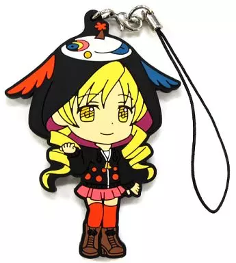 巴マミ ラバーストラップ きゅんキャラいらすとれーしょんず 「一番くじ 魔法少女まどか☆マギカ～Magiccraft～」 K賞
