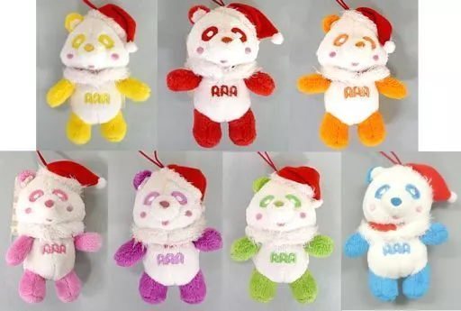 全7種セット クリスマスネクタイマスコット 「え～パンダ(AAA)」