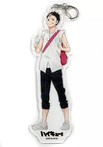 西谷夕(描き下ろし柄) 「ハイキュー!!×animatecafe 1/10 トレーディングアクリルキーホルダー」 アニメイトカフェ限定