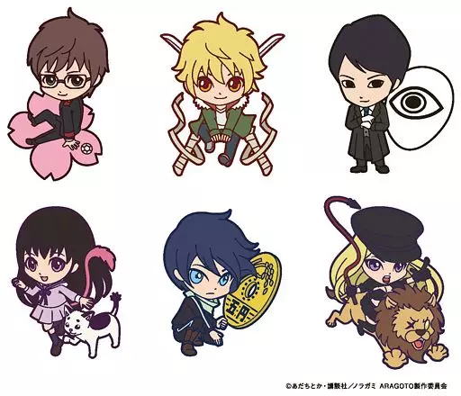 ノラガミ ラバーストラップ コレクション 駿河屋 -<中古>全6種セット 「ノラガミ ラバーストラップコレクション