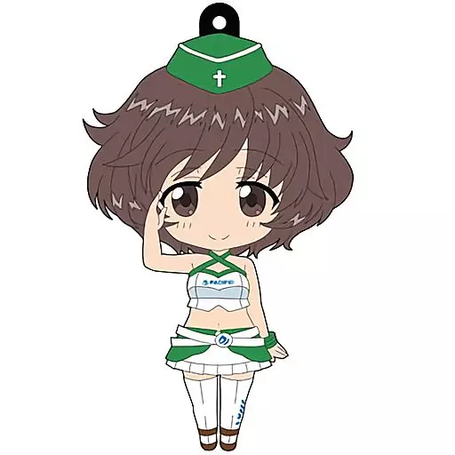 秋山優花里 「ガールズ＆パンツァー 2015レースクイーンver. ラバーストラップ」
