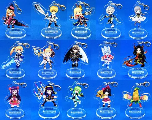 全15種セット アクリルプレートチャーム 「一番くじMINI 白猫プロジェクト」