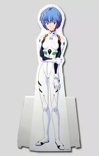 新世紀エヴァンゲリオン　綾波レイ(プラグスーツ) 1/1等身大スタンドポップ お値段198万円!!『エヴァンゲリオン』プラグスーツ姿の綾波レイの可動
