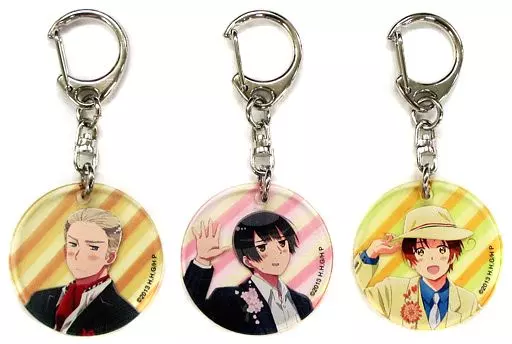 ドイツ＆日本＆イタリア アクリルキーホルダー(3個セット) 「ヘタリア The Beautiful World ドラマCD -inizio- アニメイト限定版」 同梱特典