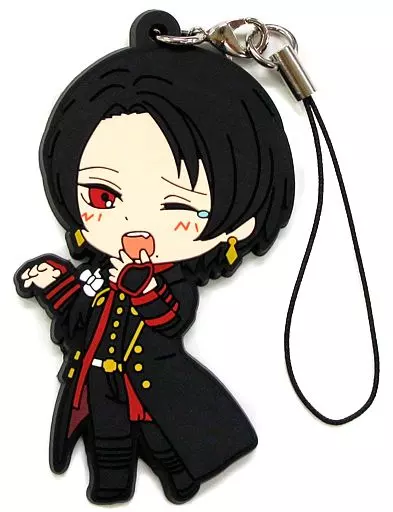 加州清光(ふわ～。眠いよなVer.) ねんどろいどぷらす ラバーストラップ 「刀剣乱舞-ONLINE- ねんどろいど 加州清光」 GOODSMILE ONLINE SHOP購入特典