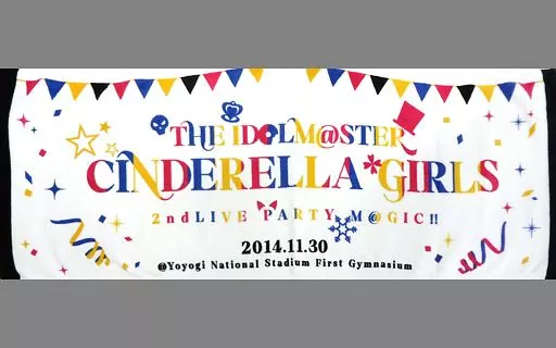 アイドルマスター シンデレラガールズ 公式タオル 「THE IDOL M＠STER CINDERELLA GIRLS 2ndLIVE PARTY M＠GIC!!」