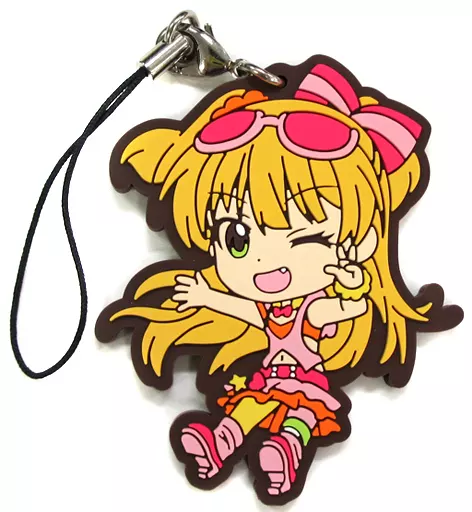 城ヶ崎莉嘉 シンデレラプロジェクトver. ラバーストラップ きゅんキャラいらすとれーしょんず 「一番くじ アイドルマスター シンデレラガールズ 346プロアイドルフェス!!」 K賞