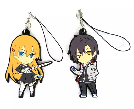 時坂洸＆柊明日香 オリジナルラバーストラップ2個セット 「PS Vitaソフト 東亰ザナドゥ 初回生産限定BOX」 同梱特典