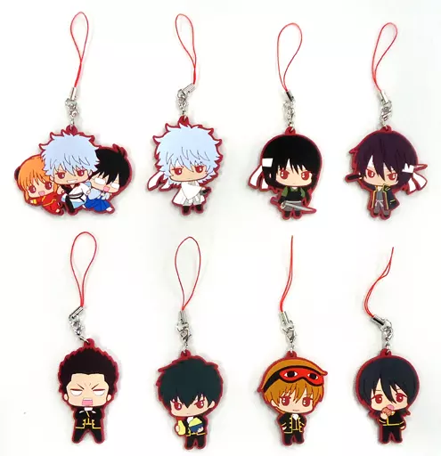 銀魂   カプセルラバーマスコット ＜AGF限定カラーver.セット＞ プレミアムバンダイ限定