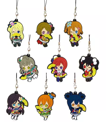 全9種セット 「ラブライブ! The School Idol Movie ラバーストラップ Angelic Angel ver.」