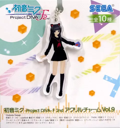 【初音ミク】-ProjectDIVA-Ｆ 2ndアクリルチャーム プライズ 新セガ景品情報】 □初音ミク -Project DIVA- F 2nd アクリルチャーム