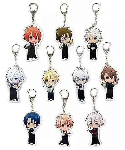 全10種セット 「アイドリッシュセブン×animatecafe トレーディングアクリルキーホルダー」