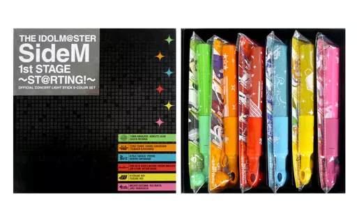 アイドルマスター SideM 公式コンサートライト6色セット 「アイドルマスター SideM 1st stage ST＠RTING!」