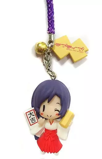 東條希 「神田明神×ラブライブ! フィギュアストラップ(木札 ラブライブ!ロゴ)」