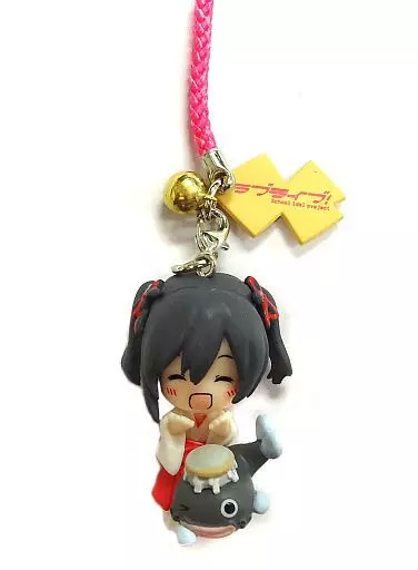矢澤にこ 「神田明神×ラブライブ! フィギュアストラップ(木札 ラブライブ!ロゴ)」
