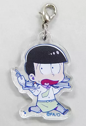 松野チョロ松 アクリルファスナーチャーム 「おそ松さん×animatecafe アクリルファスナーチャーム6つ子セット」