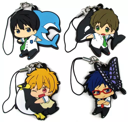 IWATOBI Ver. ラバーストラップコレクション(4個セット) 「Free!-Eternal Summer-」 第2回京アニ＆Do ファン感謝イベントグッズ