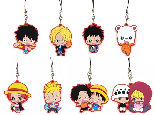 全8種セット 「From TV animation ONE PIECE カプセルラバーマスコット vol.2」