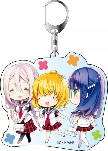 通学 デカキーホルダー 「あんハピ♪」