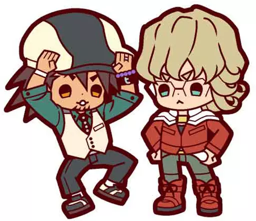 F.鏑木・T・虎徹＆バーナビー・ブルックスJr.(私服) 「ラバーマスコット バディコレ TIGER＆BUNNY」