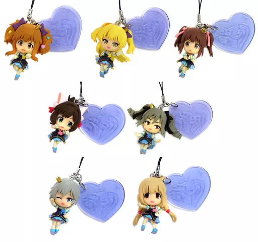 全7種セット ストラップ『アイドルマスター シンデレラガールズPART2』 きゅんキャラアクセント 「一番くじプレミアム アイドルマスター シンデレラガールズPART2」 H賞
