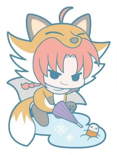 神威(キタキツネ) 「ラバーマスコット 銀魂 ハタ皇子と氷の動物じゃ!編」
