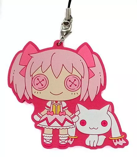 鹿目まどか＆キュウべえ ラバーストラップ マギコット 「一番くじ 魔法少女まどか☆マギカ～Magiccraft II～」 J賞