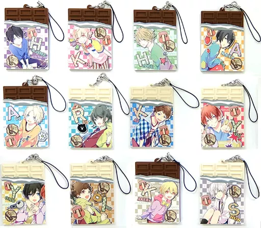 全12種セット 「ツキウタ。 ラバーストラップコレクション チョコレート」