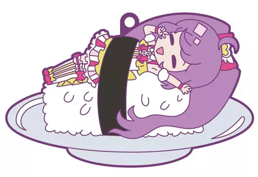 真中らぁら きゃらいど アイドルとお寿司は鮮度が命!ラバーストラップ 「プリパラ」