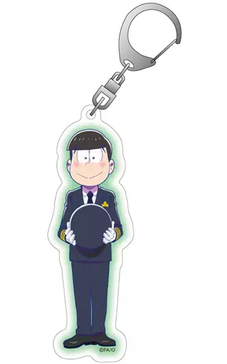 チョロ松(空港柄) アクリルキーホルダー 「おそ松さん」