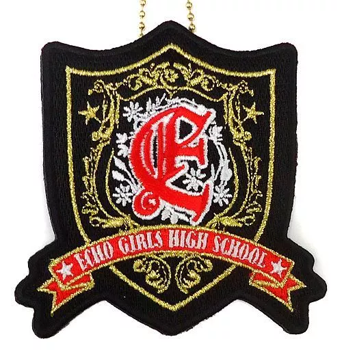 堀江由衣 エコー女子学院校章ワッペンチャーム 「堀江由衣をめぐる冒険V～狙われた学園祭～」