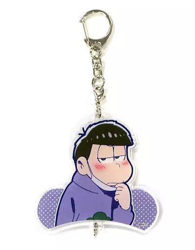 一松(アップ) 「おそ松さん つながるテレまつ アクリルマスコット」 文教堂・アニメガ限定