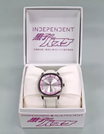 ［JILLさま専用］黒子のバスケ　黒バス　INDEPENDENT 腕時計　紫原敦 駿河屋 -<中古>紫原敦モデル オフィシャルコラボウォッチ 革