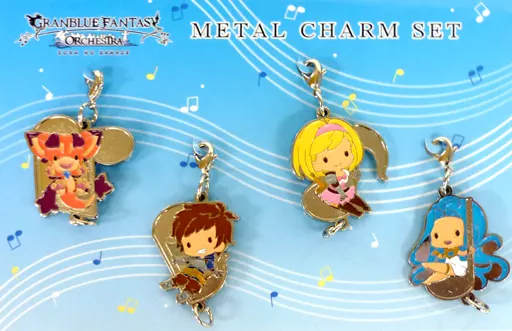 集合 メタルチャームセット(4個セット) 「GRANBLUE FANTASY ORCHESTRA -SORA NO KANADE- オフィシャルグッズセット」