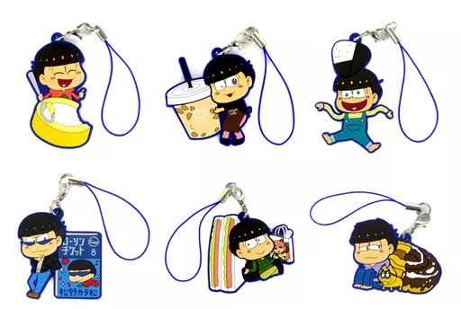 全6種セット ラバーストラップ 「おそ松さん×ローソン」 対象商品購入特典