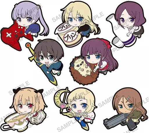 全8種セット 「NEW GAME! ぴたコレ ラバーストラップ」
