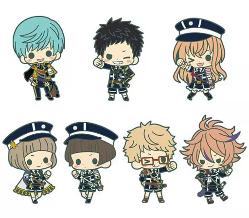 全7種セット 「esシリーズnino ラバーストラップコレクション 刀剣乱舞-ONLINE- 粟田口 vol.1」