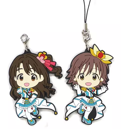 島村卯月＆本田未央 ラバーストラップ シンデレラプロジェクトver. きゅんキャラいらすとれーしょんず 「一番くじプレミアム アイドルマスターシンデレラガールズ PART3」 I賞