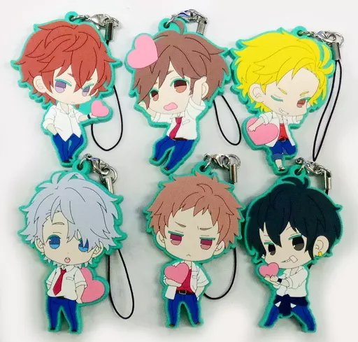 全6種セット 「ずっと前から好きでした。～告白実行委員会～ ラバーストラップコレクション BOY’S ver.」