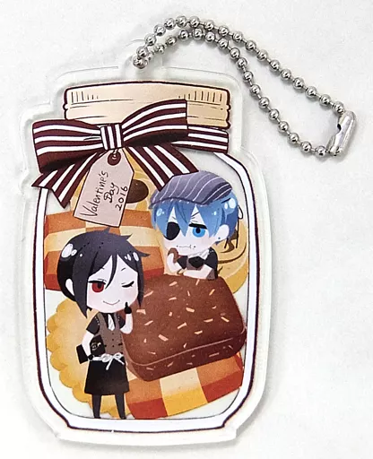 セバスチャン＆シエル(バレンタインver.) アクリルキーホルダー 「黒執事 Funtom Cafe」