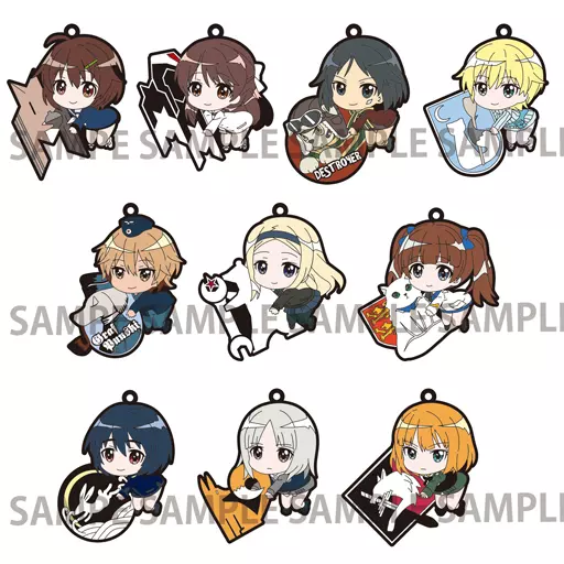 全10種セット 「ブレイブウィッチーズ ぴたコレ ラバーストラップ」